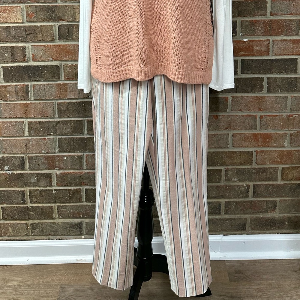 Striped Tribal above the ankle pants